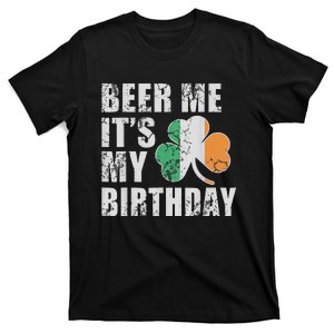 Beer Me It's My Birthday St Patricks Day Irish T-Shirt