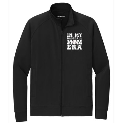 Baseball Mom In My Baseball Mom Era Stretch Full-Zip Cadet Jacket