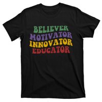 Believer Motivator Innovator Educator T-Shirt