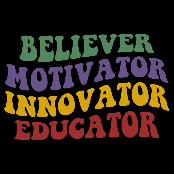 Believer Motivator Innovator Educator 7-Panel Snapback Hat