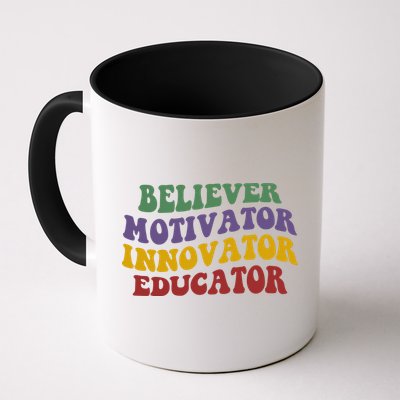 Believer Motivator Innovator Educator Mug