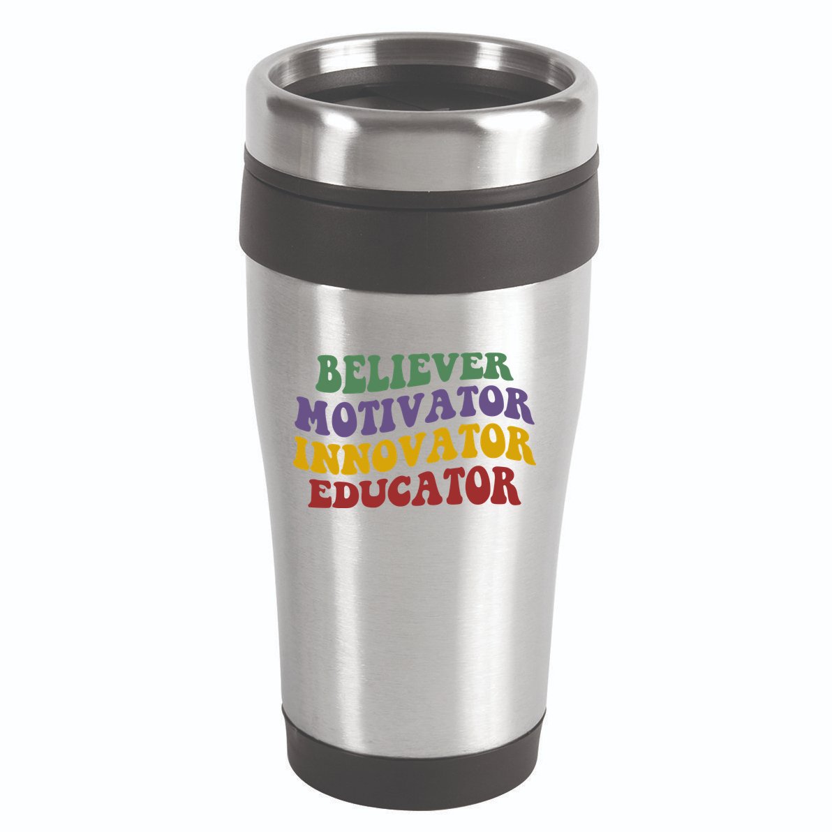 Believer Motivator Innovator Educator 16oz Travel Tumbler