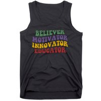 Believer Motivator Innovator Educator Tank Top