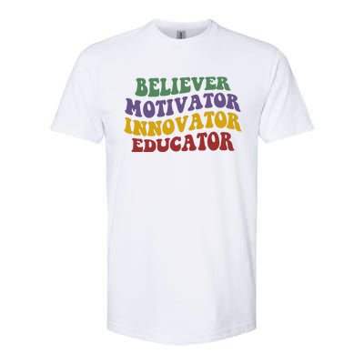 Believer Motivator Innovator Educator Softstyle CVC T-Shirt