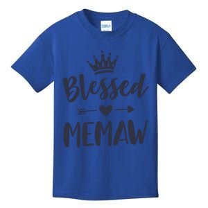 Blessed Memaw Idea From Grand Cute Mothers Day Memaw Cool Gift Kids T-Shirt