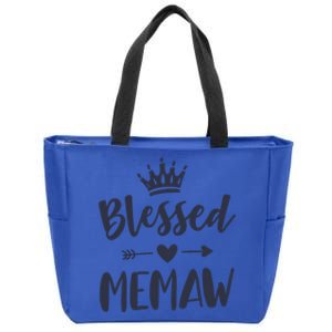 Blessed Memaw Idea From Grand Cute Mothers Day Memaw Cool Gift Zip Tote Bag