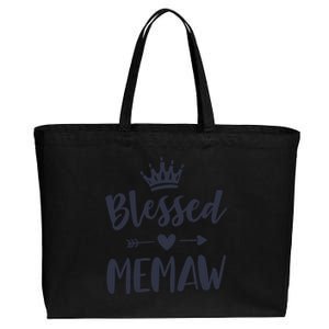 Blessed Memaw Idea From Grand Cute Mothers Day Memaw Cool Gift Cotton Canvas Jumbo Tote