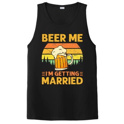 Beer Me Im Getting Married Men Funny Groom Bachelor Party PosiCharge Competitor Tank