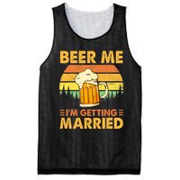 Beer Me I'm Getting Married Funny Groom Bachelor Party Mesh Reversible Basketball Jersey Tank