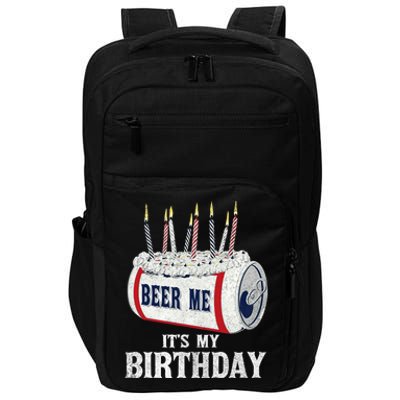 Beer Me Its My Birthday Funny Drinking Party Impact Tech Backpack