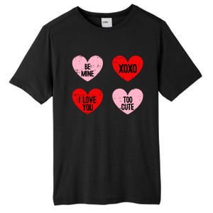 Be Mine I Love You Valentines Day Cute Vgiftday Heart Gift Tall Fusion ChromaSoft Performance T-Shirt