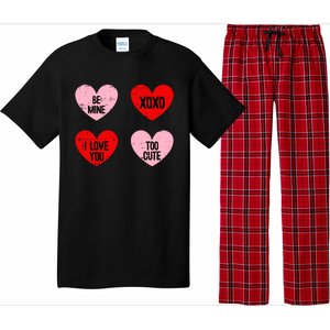 Be Mine I Love You Valentines Day Cute Vgiftday Heart Gift Pajama Set