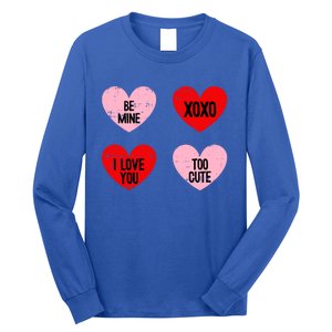 Be Mine I Love You Valentines Day Cute Vgiftday Heart Gift Long Sleeve Shirt