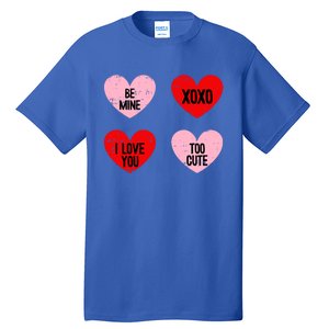 Be Mine I Love You Valentines Day Cute Vgiftday Heart Gift Tall T-Shirt