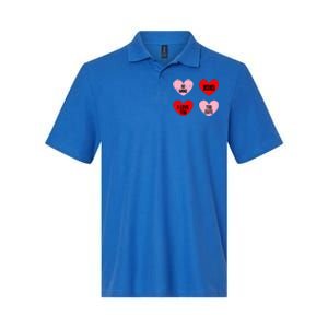 Be Mine I Love You Valentines Day Cute Vgiftday Heart Gift Softstyle Adult Sport Polo