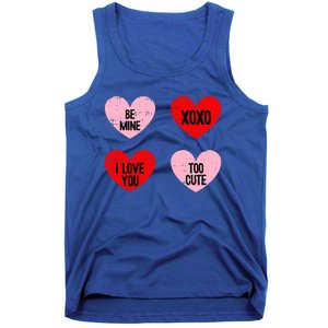 Be Mine I Love You Valentines Day Cute Vgiftday Heart Gift Tank Top