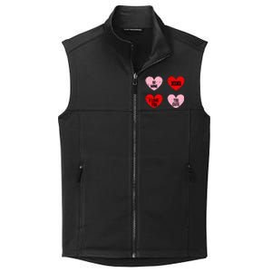 Be Mine I Love You Valentines Day Cute Vgiftday Heart Gift Collective Smooth Fleece Vest