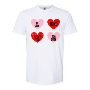 Be Mine I Love You Valentines Day Cute Vgiftday Heart Gift Softstyle CVC T-Shirt