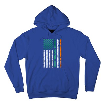 Boston Massachusetts Irish American Patriotic Us Flag Gift Hoodie