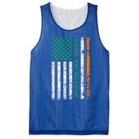 Boston Massachusetts Irish American Patriotic Us Flag Gift Mesh Reversible Basketball Jersey Tank