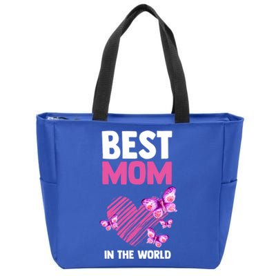 Best Mom In The World Mum Mom Gift Zip Tote Bag