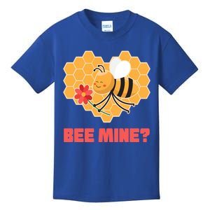 Bee Mine? I Valentine's Day Couples In Love Rotic Bees Cool Gift Kids T-Shirt