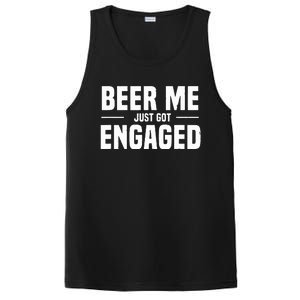 Beer Me I Just Got Engaged Funny Engagement Gift PosiCharge Competitor Tank