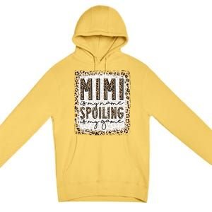 Bleached Mimi Is My Name Spoiling Is My Game Funny Mimi Life Gift Premium Pullover Hoodie