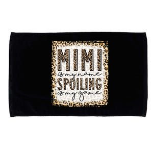 Bleached Mimi Is My Name Spoiling Is My Game Funny Mimi Life Gift Microfiber Hand Towel