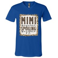 Bleached Mimi Is My Name Spoiling Is My Game Funny Mimi Life Gift V-Neck T-Shirt