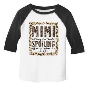 Bleached Mimi Is My Name Spoiling Is My Game Funny Mimi Life Gift Toddler Fine Jersey T-Shirt