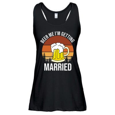 Beer Me I'm Getting Married Ladies Essential Flowy Tank