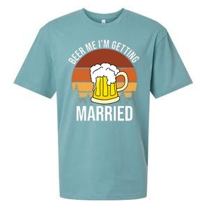 Beer Me I'm Getting Married Sueded Cloud Jersey T-Shirt