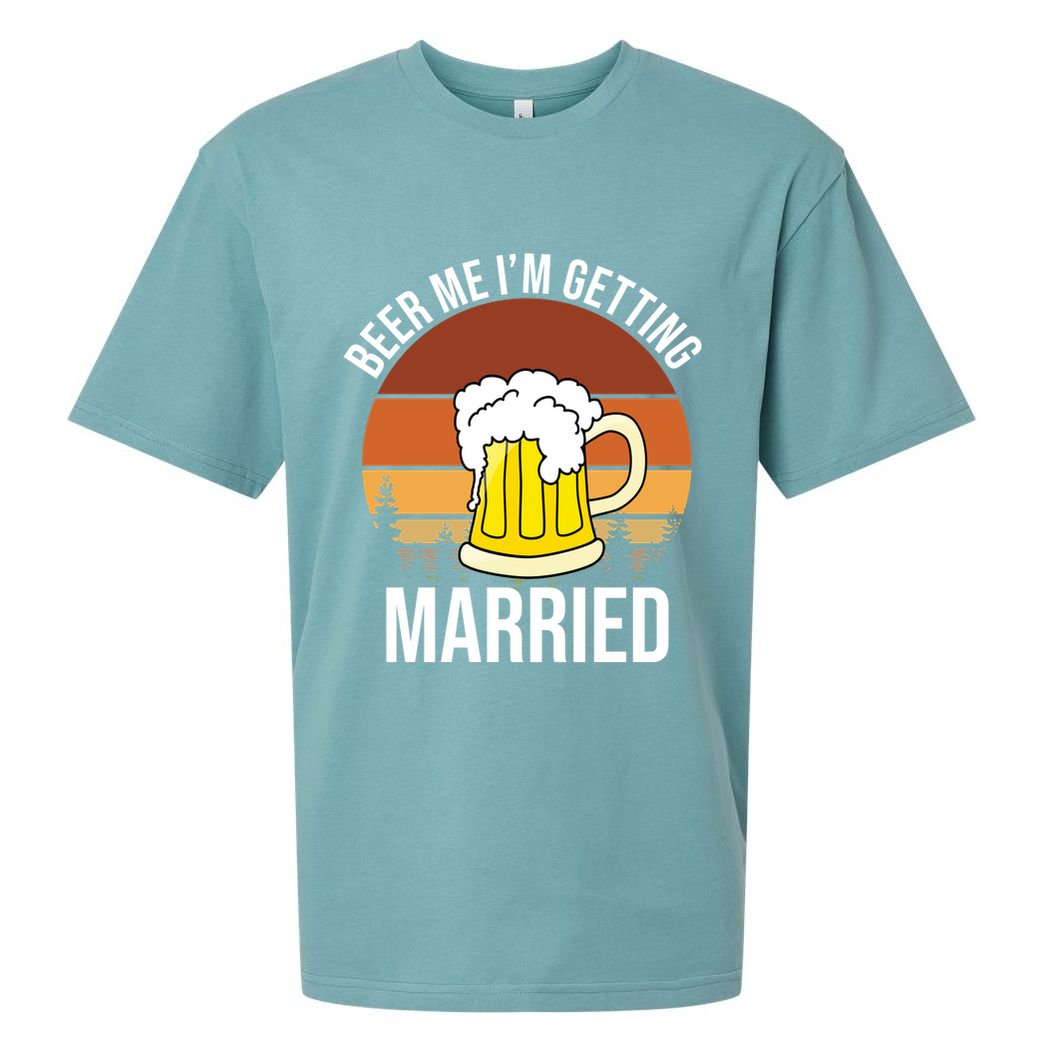 Beer Me I'm Getting Married Sueded Cloud Jersey T-Shirt