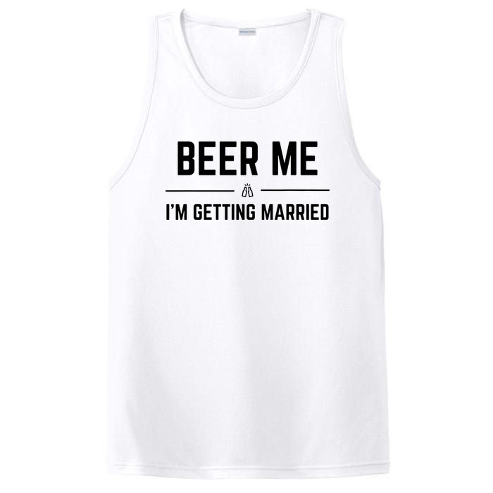 Beer Me Im Getting Married Funny Groom Bachelor Party PosiCharge Competitor Tank