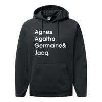 Biz Markie Just A Friend Agnes Agatha Germaine And Jacq Performance Fleece Hoodie