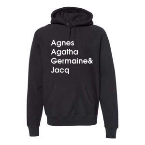 Biz Markie Just A Friend Agnes Agatha Germaine And Jacq Premium Hoodie