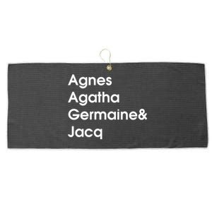 Biz Markie Just A Friend Agnes Agatha Germaine And Jacq Large Microfiber Waffle Golf Towel