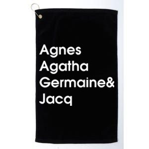 Biz Markie Just A Friend Agnes Agatha Germaine And Jacq Platinum Collection Golf Towel