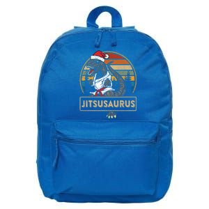 Brazilian Mma Jiu Jitsu Jitsusaurus Dinosaurs Christmas Gift 16 in Basic Backpack