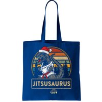 Brazilian Mma Jiu Jitsu Jitsusaurus Dinosaurs Christmas Gift Tote Bag