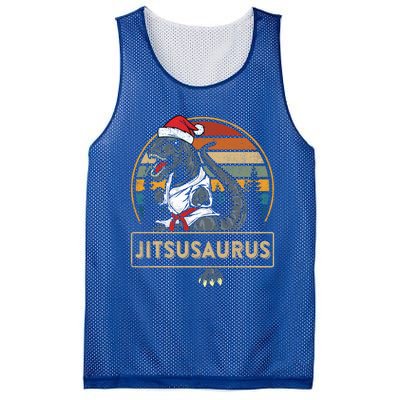 Brazilian Mma Jiu Jitsu Jitsusaurus Dinosaurs Christmas Gift Mesh Reversible Basketball Jersey Tank