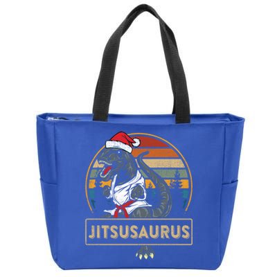 Brazilian Mma Jiu Jitsu Jitsusaurus Dinosaurs Christmas Gift Zip Tote Bag