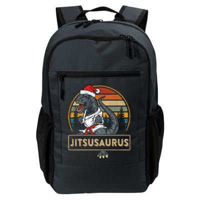 Brazilian Mma Jiu Jitsu Jitsusaurus Dinosaurs Christmas Gift Daily Commute Backpack