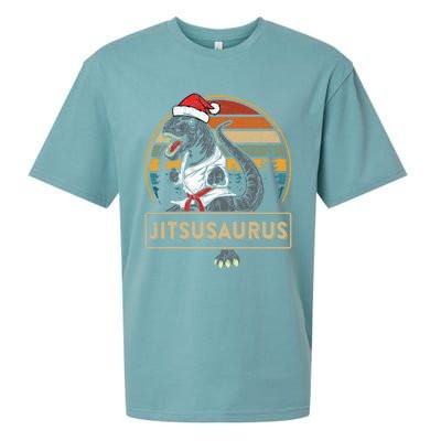 Brazilian Mma Jiu Jitsu Jitsusaurus Dinosaurs Christmas Gift Sueded Cloud Jersey T-Shirt