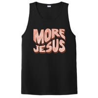 Bold More Jesus Christian Uplifting Devoted Graphic PosiCharge Competitor Tank