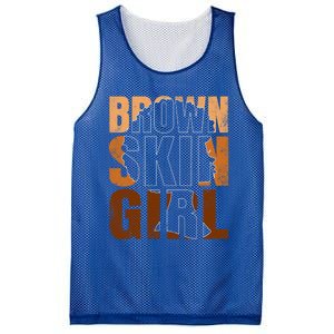 Black Melanin Juneteenth Queen Magic Brown Skin Gift Mesh Reversible Basketball Jersey Tank