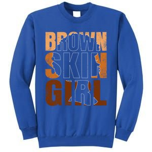 Black Melanin Juneteenth Queen Magic Brown Skin Gift Tall Sweatshirt