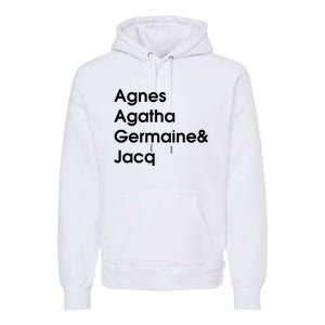 Biz Markie Just A Friend Agnes Agatha Germaine And Jacq Premium Hoodie