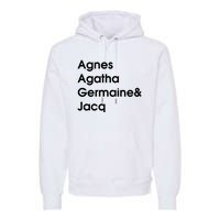 Biz Markie Just A Friend Agnes Agatha Germaine And Jacq Premium Hoodie